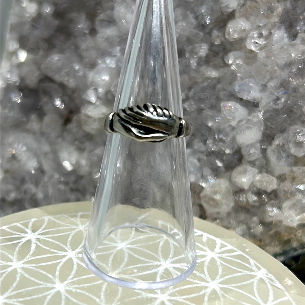 Vintage Handshake Ring 925